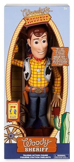 PERSONAGGIO SNODABILE PARLANTE INTERATTIVO WOODY TOY STORY DISNEY LINGUA INGLESE - Immagine 1 di 1