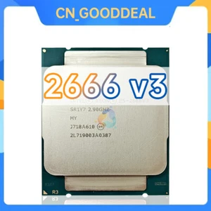 Intel Xeon E5-2666v3 SR1Y7 2.9GHz 10C / 20T 25MB 135W LGA2011-3 CPU E5 2666 v3 - Picture 1 of 1