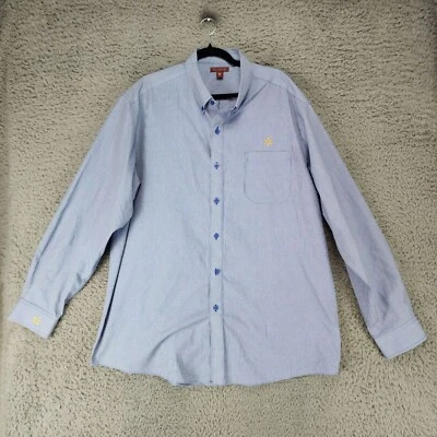 Red House Shirt Mens 2XL Blue Cotton Long Sleeve Button Up - Image 1 of 4