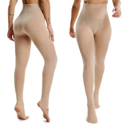 Women 120D Plus Size Elastic Warm Thick Pantyhose Stockings Tights Hosiery Hose - Image 1 of 4