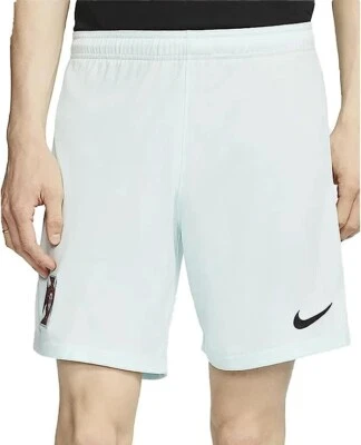 Pantalones cortos Nike para hombre 2020-2021 Portugal visitante (tinte verde azulado) informales ligeros XL B04 Foto 1 de 4