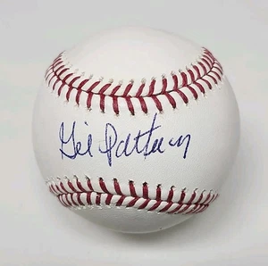 Gil Patterson Firmado Rawlings Oficial Grandes Ligas Béisbol Yankees - Imagen 1 de 3