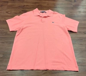 Vineyard Vines Men's Pique Polo Shirt Size L Large Pink NWT - Imagen 1 de 3