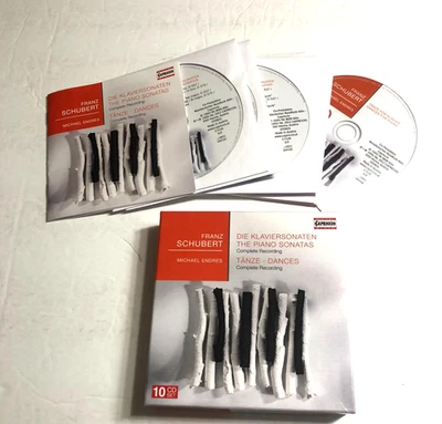 Franz Schubert The Piano Sonatas , Dances Complete 10x Cd Box Michael Endres imp - Image 1 of 4