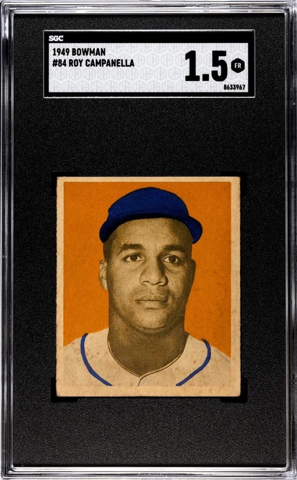 1949 Bowman #84 ROY CAMPANELLA RC Brooklyn Dodgers - Graded SGC 1.5 - LOOK!! - Image 1 of 1