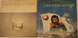 Cat Stevens Lot Of 2 Vinyl Records: Catch Bull At Four, Greatest Hits (A&M) - Picture 1 of 4