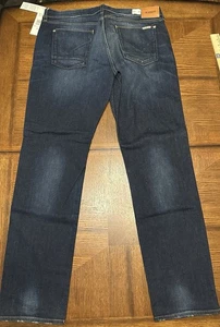198 $ NEU MIT ETIKETT HUDSON Gr. 38 BYRON GERADE STRETCH DENIM JEANS IN BAMBINO BLAU GEWASCHEN - Bild 1 von 6