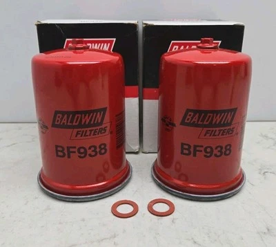 Filtro de combustible giratorio primario de 15 micras para motor diésel Baldwin BF938 2 paquetes Foto 1 de 4