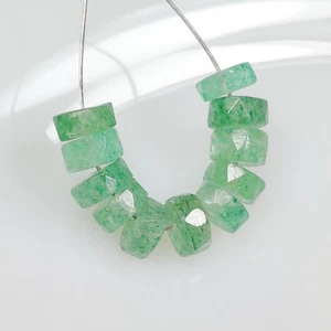 13.35 Ct Natural Green Aventurine Round Cut Beads - 9085 - Picture 1 of 2