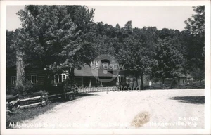 RPPC Hodgenville,KY Lincoln's Boyhood Home Knob Creek Cline 3-A-195 Vintage PC - Picture 1 of 2