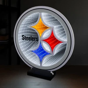 Luz LED con logotipo infinito de Pittsburgh Steelers - Imagen 1 de 1