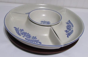 Pfaltzgraff Yorktowne Lazy Susan Turntable 5 Pieces - Picture 1 of 5