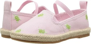 NIB Polo Ralph Lauren Baby Girl's Beakon Slipper Pink Espadrile Toddler 4.0 - Picture 1 of 5