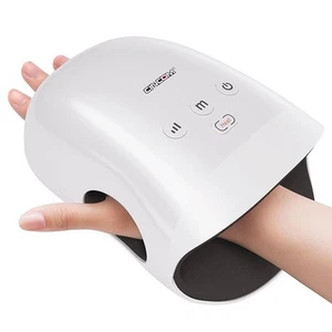 Masajeador de Manos Cincom con Batería Recargable, Calor y Compresión CM-026H Blanco - Imagen 1 de 8