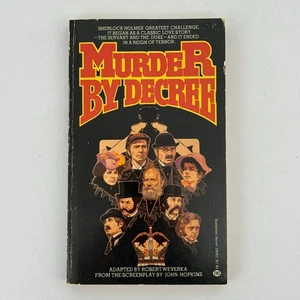 Murder by Decree Robert Weverka 1979 First Edition Paperback Ballantine - Picture 1 of 8