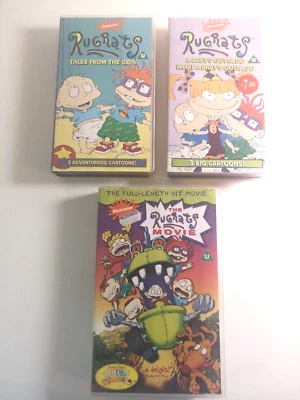 3 x Rugrats VHS Bundle: Movie / Tales from Crib / Baby's Gotta Do Videos 1990s - Image 1 of 4