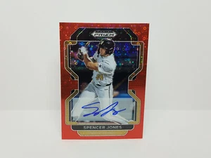 2022 Prizm Draft Picks #PDP25 Spencer Jones - Red Donut Circles Auto (54/99) - Picture 1 of 3