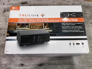TRULINK VGA Switch 4-PORT Multi Sync Video Selector WITH POWER SUPPLY - Picture 1 of 1