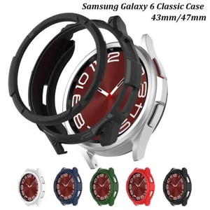 TPU Protective Cover Bumper for Samsung Galaxy Watch 6 Classic 43mm 47mm Case - Picture 1 of 26