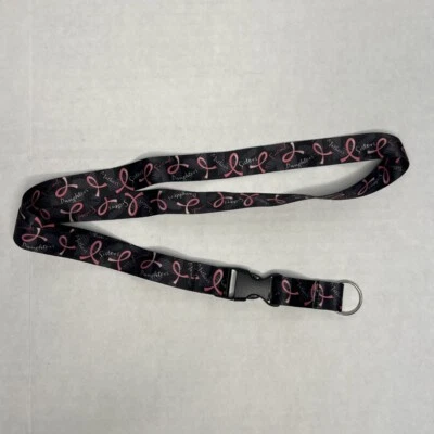 Cordón de concientización sobre el cáncer de mama cinta rosa desmontable hermanas amigos hija Foto 1 de 4