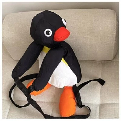 1Pc Pingu Pinguin Banpresto Plüsch Rucksack Stofftier Puppe 38Cm Tasche X1C1 - Bild 1 von 4