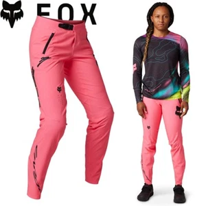 Fox Womens Flexair Lunar MTB Pants (2023) Hot Pink - Picture 1 of 11