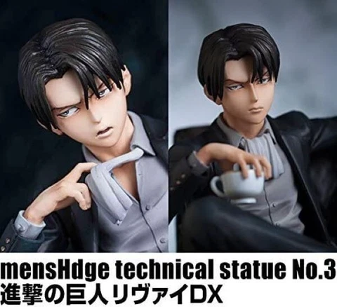Attack on titan  Levi DX figure mensHdge technical statue No.3 Anime From Japan Cover