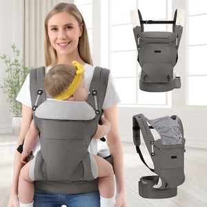 Ergo Baby Carrier Kangaroo with Seat High Quality Front and Back Comfy Carrier - Picture 1 of 21