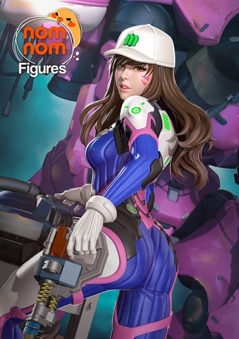 D.Va 3D printed unpainted unassembled resin model kit Cover