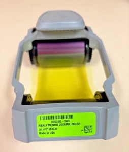 Zebra 800350-360 YMCKOK Color Ribbon for ZC350 Printer - Picture 1 of 3