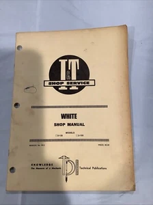 Vintage I&T White Shop Manual Models 2-135 & 2-155 Manual W-2 - Picture 1 of 5