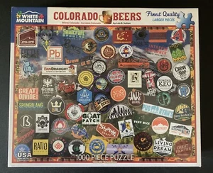 White Mountain Jigsaw Puzzle Colorado Beers 1000 Large Pieces New - Picture 1 of 6