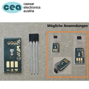 AH3572-P-B Halleffekt Hallsensor Bausatz mit Platine [1~20 Stück/piece] - Imagen 1 de 13