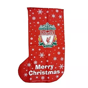 Liverpool FC Football Christmas Stocking 100cm long Xmas Stocking Gift Holder - Picture 1 of 1
