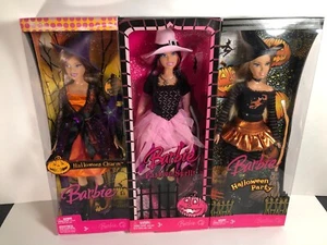 SET of 3 Barbie HALLOWEEN CHARM PARTY & FASHION SPELL New in Boxes - Picture 1 of 7