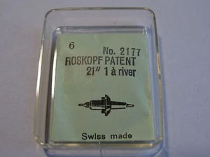 PIECE HORLOGERIE 1 AXE DE BALANCIER POUR MONTRE ROSKOPF PATENT 21" 1 A RIVER - Photo 1/1