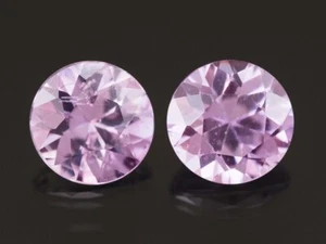 MINA NATURAL - PAR A JUEGO SIN CALEFACCIÓN REDONDO BRILLANTE ZAFIRO VIOLETA 0,45 CTS. - Imagen 1 de 3