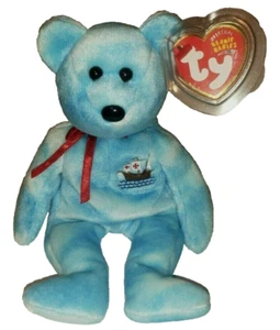 Juguete de peluche Ty Beanie Baby PINTA Bear exclusivo de Internet (8,5 pulgadas) MWMTs - Imagen 1 de 7