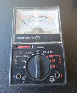 TESTER MULTIPLO 8 GAMME. MICRONTA 22-212A. RADIO BARACCA VINTAGE. - Foto 1 di 7
