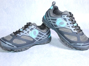Pearl Izumi W X Alp Seek VI MTB Cycling Shoes Womens Gray Teal Size 36/US5.5 - Picture 1 of 14