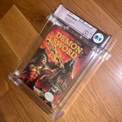 New NES Demon Sword 1988 Factory Sealed WATA 9.4 H-Seam Graded Nintendo Game - Image 1 of 4
