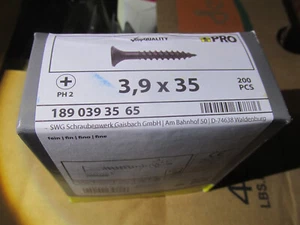 200 Stück Schnellbauschrauben 3,9x35mm feingewinde Rigipsschrauben / H2Reg5K6 - Bild 1 von 3