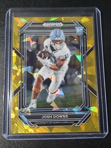 Josh Downs - Prizm Draft Picks 2023 - Indianapolis Colts - Gold Cracked Ice - RC - Bild 1 von 2