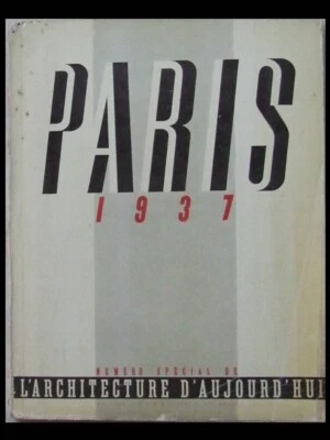 L'ARCHITECTURE D'AUJOURD'HUI n°5-6 1937 PARIS, AVEC GRANDE CARTE "PARIS MODERNE" - Photo 1/4