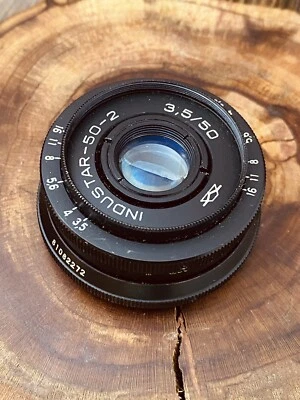 Industar 50-2 50mm f3,5 Russian Bokeh portrait Lens DSLR M42 Mount Old #6817 - Image 1 of 4