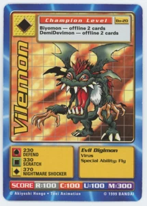 Tarjeta Bandai Vilemon BO-20 Digi Battle Series 1 1999 - Imagen 1 de 7
