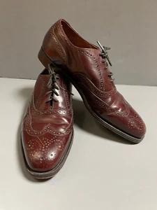 Vintage Mansfield Hand Crafted Leather Oxford Shoes - Picture 1 of 11