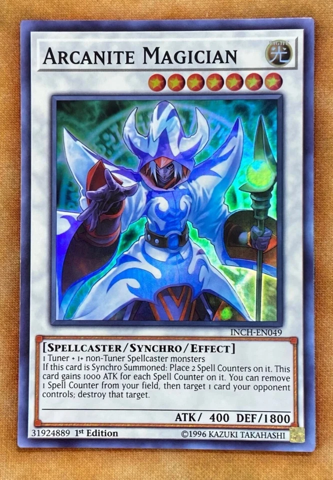 Yugioh Arcanite Magician INCH Super Rare 1st Edition NM - Image 1 of 1