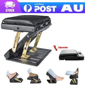 Adjustable Footrest w/ Removable Soft Foot Rest Pad 4-Level Foot Rest Stool - Picture 1 of 12