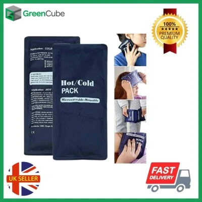 Hot and Cold Gel Bead Ice Pack Reusable Cold Compress Wrap Microwave Heating Pad - Image 1 of 4